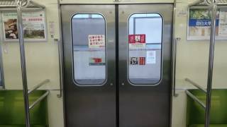 東武8000系ドア開閉シーン集】東武野田線8000系3種類のドア開閉シーン
