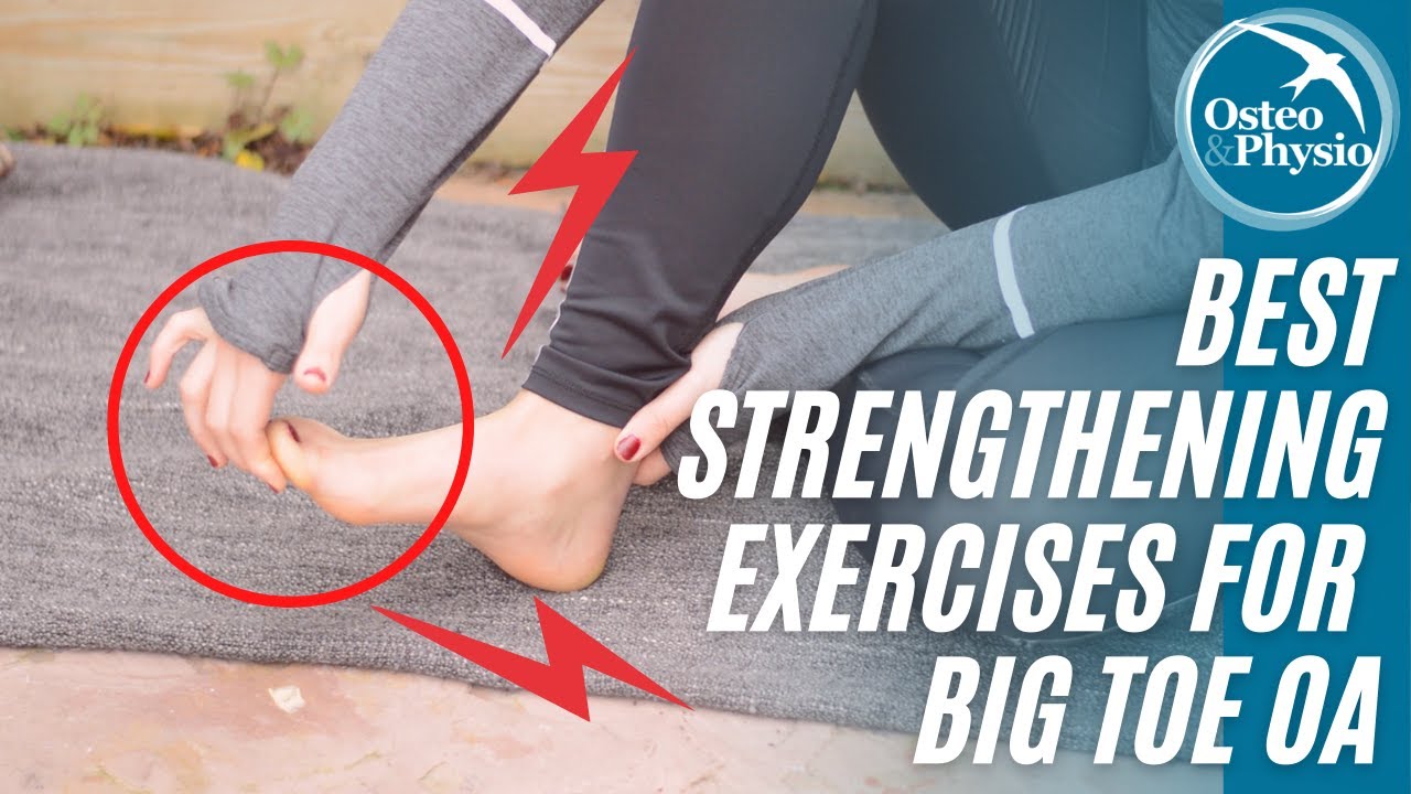 The best strengthening exercises for BIG TOE ARTHRITIS! 