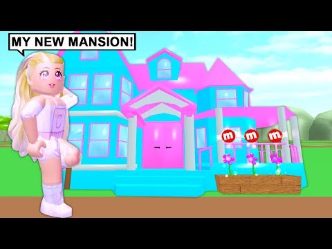 spending all my robux again mansion in roblox meep city youtube