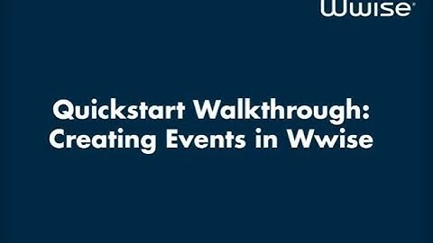 Wwiseクイックスタート‐サウンドバンクの構築