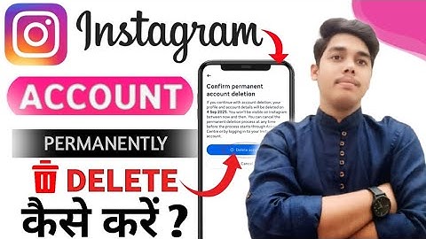 Instagram Account Delete Kaise Kare Permanently | How To Delete Instagram Account | Insta id delete