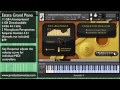 Production Voices Estate Grand Piano Controls