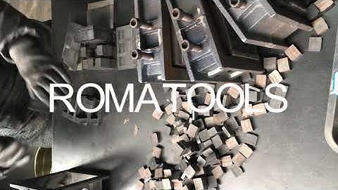 Diamond Segments Production: Opening the Mold