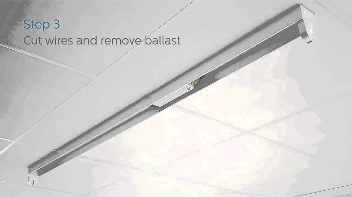 Philips MASTER LEDtube installation guide based on High Frequence Electronic ballast