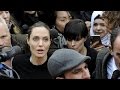 بازدید آنجلینا جولی از اردوگاه پناهجویان در بندر پیره یونان 