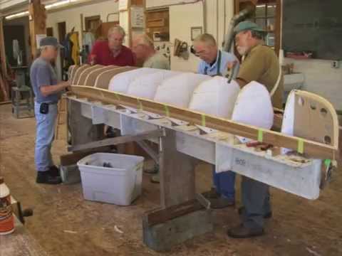 time lapse of making a nymph cedar strip canoe - youtube