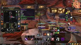 Chilling on my night elf in Orgrimmar (Ambershire turtle wow)
