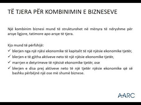 Standardi Kombëtar i Kontabilitetit 9 – Kombinimet e bizneseve dhe konsolidimi