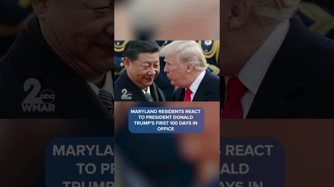 MD Residents React To President Donald Trump S First 100 Days In Office News Maryland