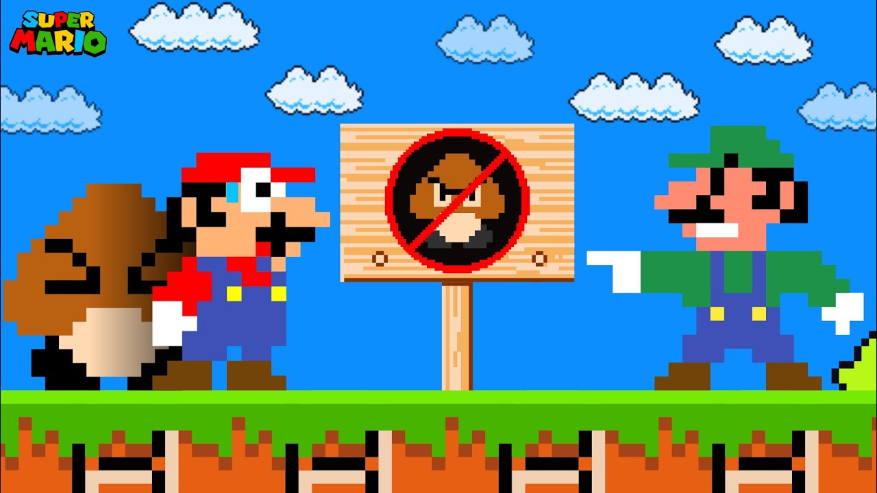 Mario and Luigi But GOMBAS are Forbidden here...