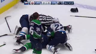 Incident Between Hoglander And Forbort That Sparked Scrum In Final Minute Details