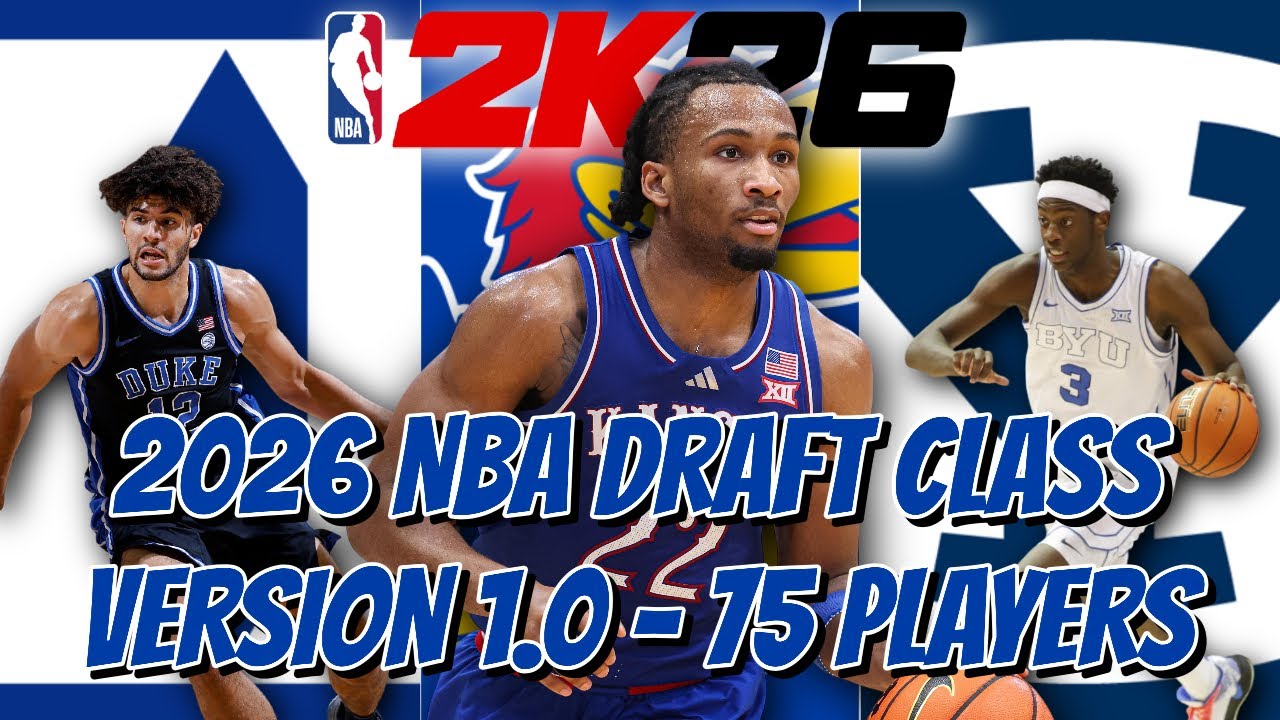 NBA 2K26 - 2026 Draft Class v 1.0 OUT NOW!!! - YouTube