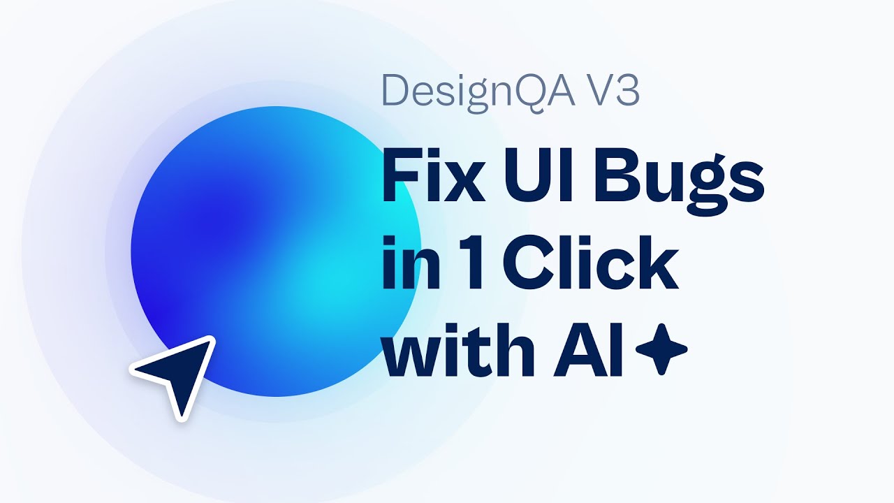 Ui Bug Fix UI Bugs in 1 Click with AI | DesignQA v3 Demo - YouTube