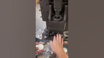 Coin minting machine in action! 🪙 #CoinFactory #MintingMachine #MetalProcessing