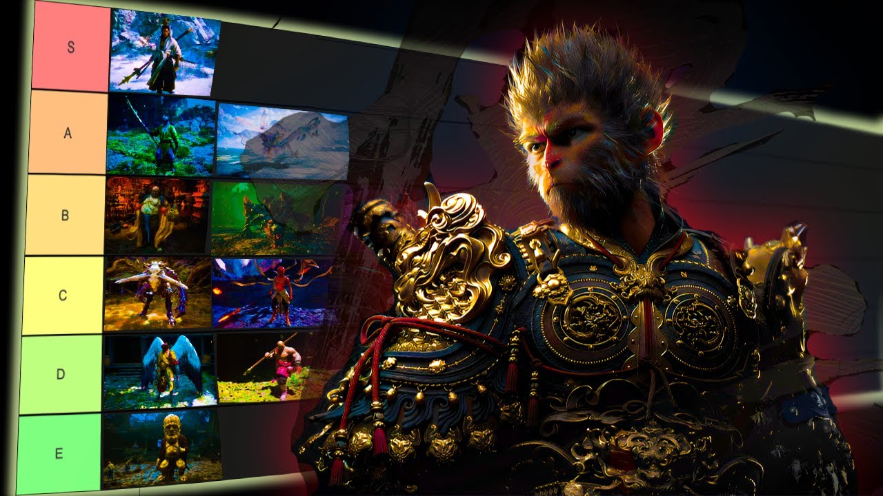 Putting all Black Myth Wukong bosses in a tier list