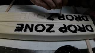 Lets make drop zone signs for disc golf course