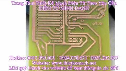 Nhận Làm Mạch Ứng Dụng Vi Xử Lý PIC PIC16F877A PIC16F887 PIC28F4620 - Lam Mach Dien Tu