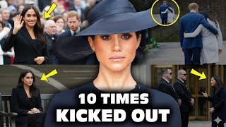 10 Times Meghan Markle Was KICKED OUT on Camera | Awkward Royal Moments
