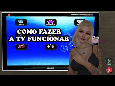 Vídeo: Assistir TV No Second Life