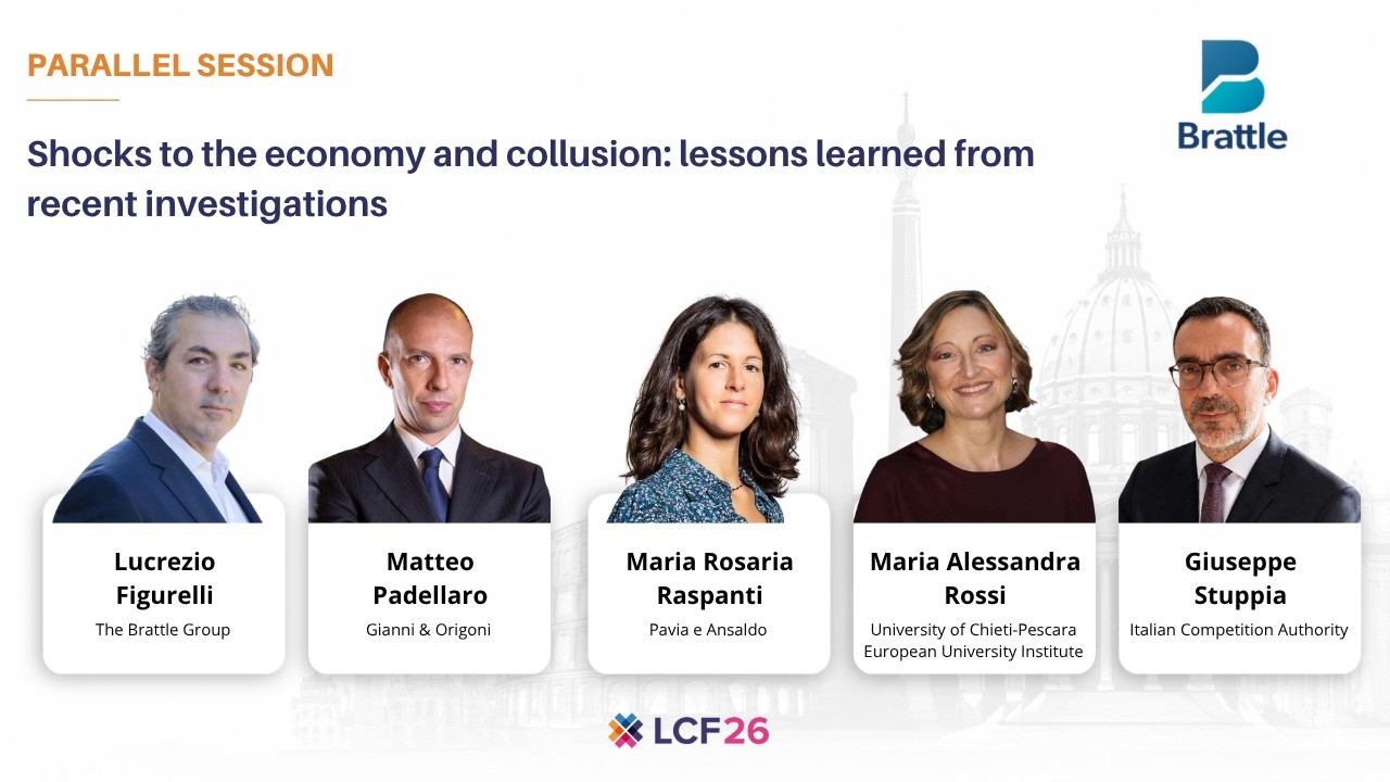 LCF26 | Shocks to the economy and collusion: lessons learned from recent investigations