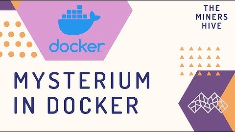 Run Mysterium in a docker container.