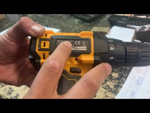 Шурупокрут акумуляторний Mächtz MCD-12H-Li, видео 3
