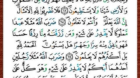 ختمة مصحف التجويد برواية قالون الصفحة رقم 275