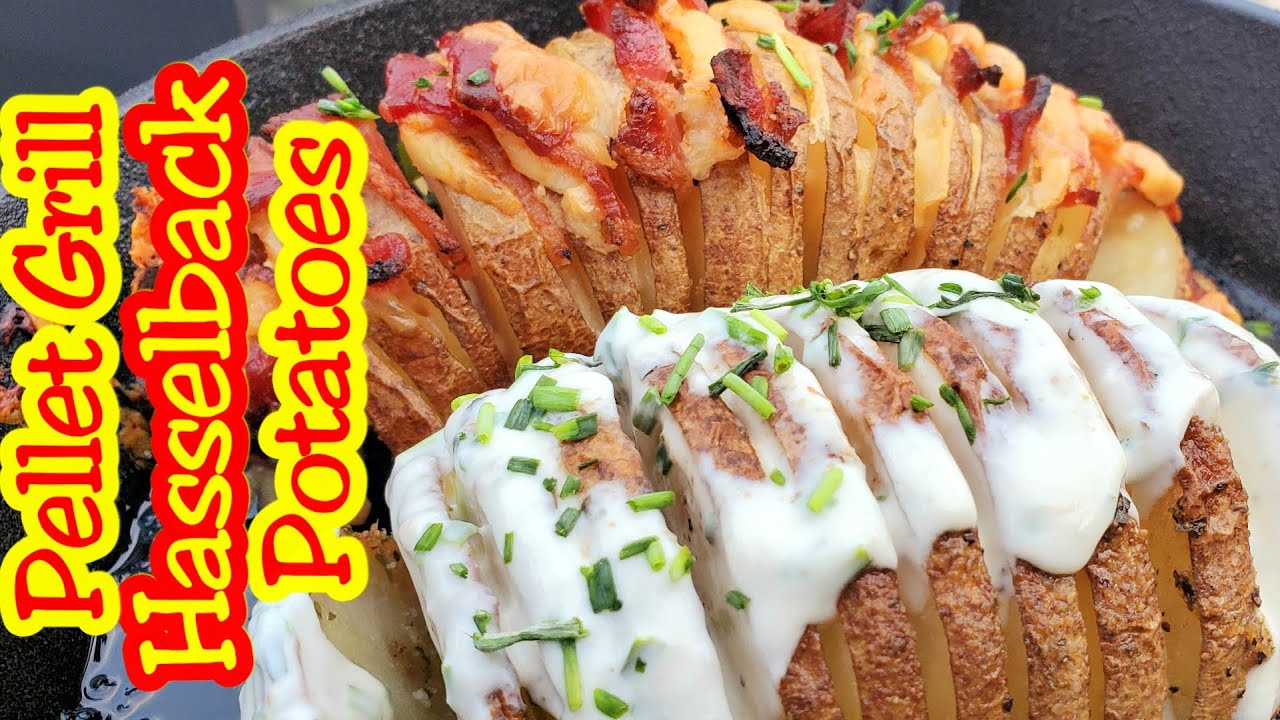 Grilled Hasselback Potatoes