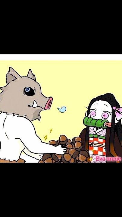 Nezuko x Inosuke ✨💓 #ytshorts