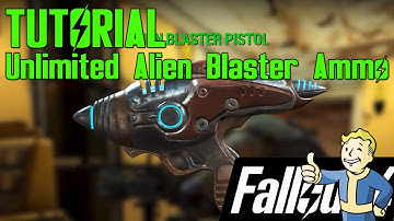 Fallout 4 Tutorial - Unlimited Alien Blaster ammunition