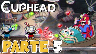 ¡SE COMPLICA EL JUEGO | PARTE 5 | CUPHEAD | CHEQUIO & BORJAMIN