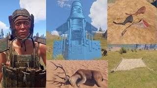 Rust - New animal AI, Deer meat, Wood armor helmet etc. - First look