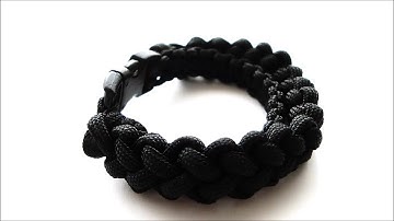 How to make "Detachable" Zipper Sinnet Quick Deploy paracord bracelet