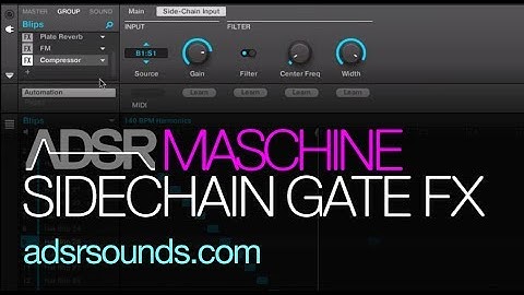 Maschine 2 - Sidechain Gate Effects - How to Tutorial