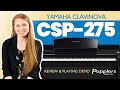 Yamaha Clavinova CSP-275 | Playing Demo and Review with Jenna from Popplers Music