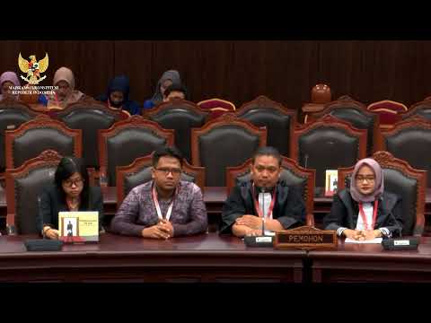 [LIVE] Sidang Permohonan Pengujian Undang-Undang Nomor 7 Tahun 2017  &amp; 15 Tahun 2006