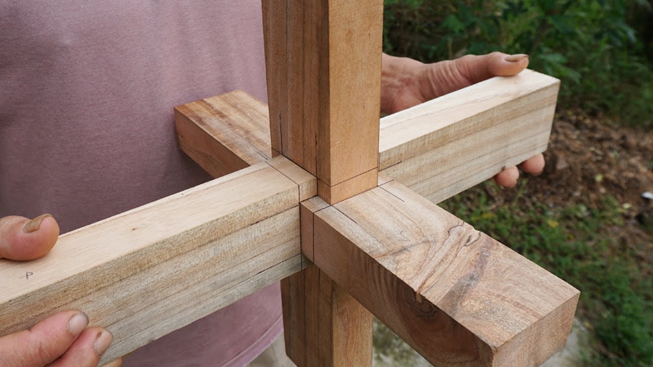 IMPOSSIBLE Spaced Carpenter's Joint , Amazing Woodworking Techniques Of