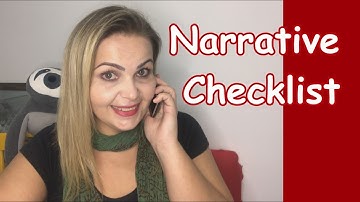 Checklist - Narrative Story