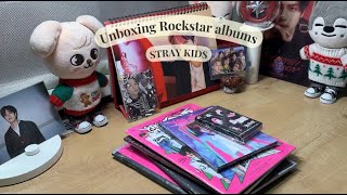 распаковка/обзор сета альбомов rockstar stray kids | unboxing rockstars set albums stray kids ★