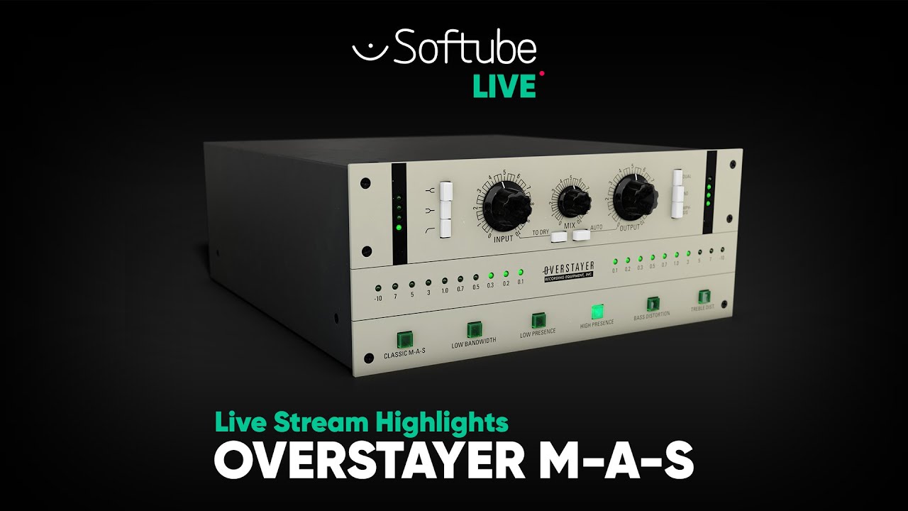Live Stream Highlights Overstayer MAS Softube YouTube