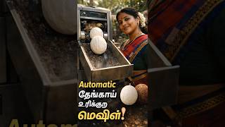 2 செகண்ட்ல தேங்காய் உரிச்சு ரெடி 😱#coconutmachine #tamilshorts #villagetech #automaticmachine