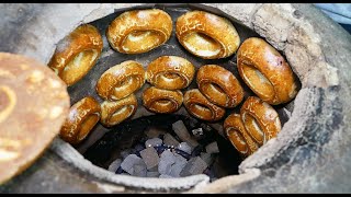 동대문 2,000원짜리 대왕빵, 탄드르 빵 / Amazing Oven Baking Giant Bread, Tandir Bread / Uzbekistan bread in Korea