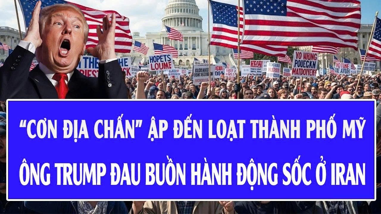 Quốc tế hôm nay 2/3: “Cơn địa chấn” ập đến loạt thành phố Mỹ;ông Trump đau buồn hành động sốc ở Iran