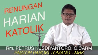 RENUNGAN HARIAN KATOLIK SELASA 31 MEI 2022