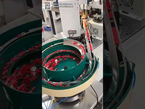 O U Type Pre insulated Loose Terminal Crimping Machine with Vibratory Bowl Feeder System - Shorts