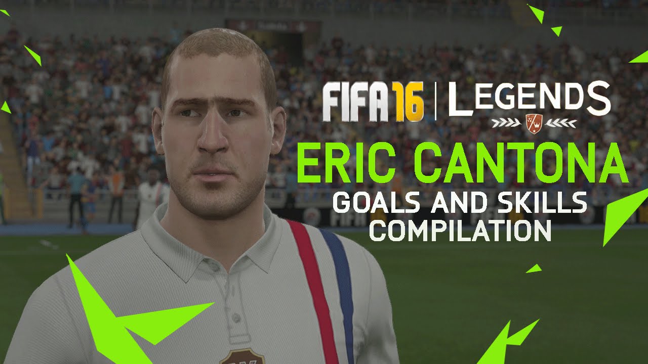 Fifa16-Eric Cantona goals and skills compilation-HD