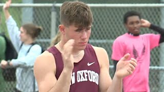 New Oxford senior dual athlete wraps up decorated high school career with big weekend