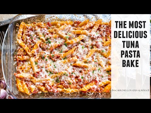 Spanish Tuna Pasta Bake   Easy Cheesy 30 Minute Pasta Recipe