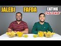 JALEBI & FAFDA EATING CHALLENGE | Jalebi And Fafda Eating Competition | Food Challenge