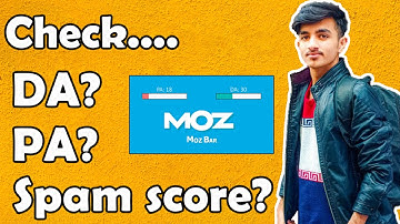 How to check Domain authority ,Page authority, Spam score of any website| Free Tool | DA,PA checker